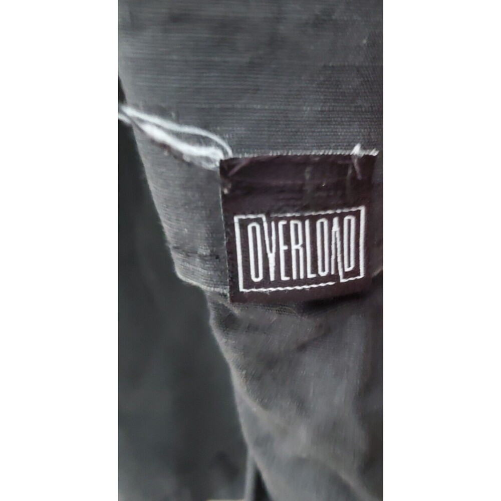 Mens Black Cargo Shorts Size Medium Overload 6 Pocket Outdoor Hiking Utility M - Picture 3 of 6